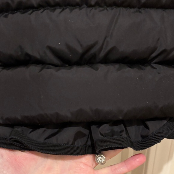 Moncler Girls Quilted Black Puffer Jacket with Detachable Hood 2T - Picture 4 of 11